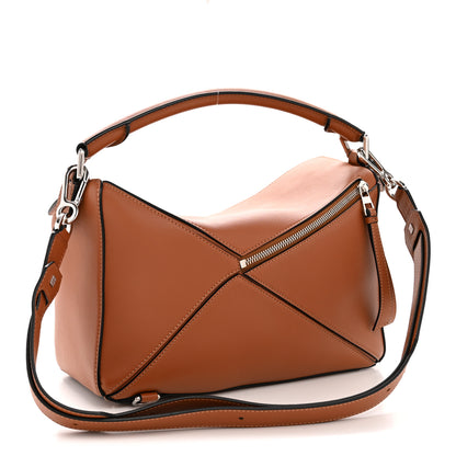Loewe Calfskin Medium Puzzle Bag Tan 3 of 12