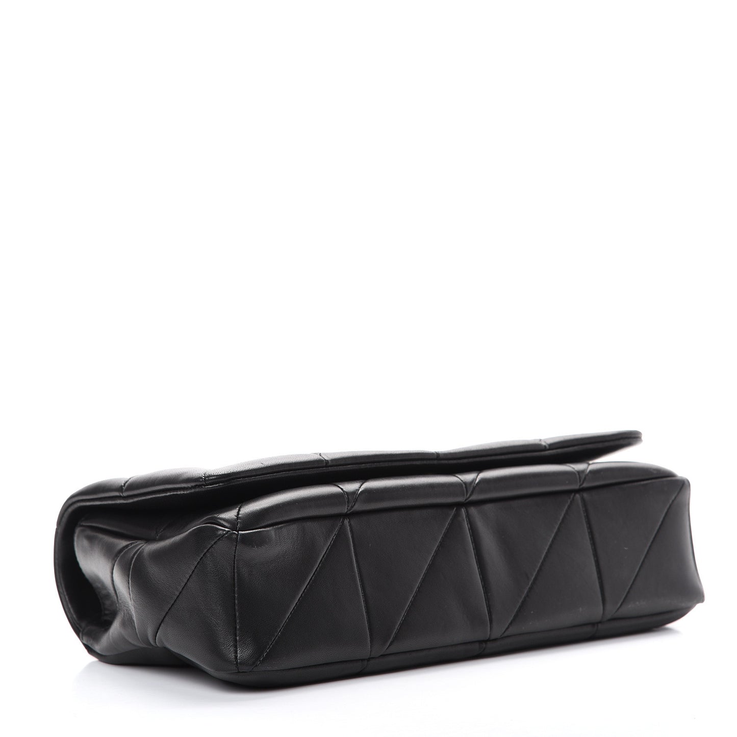 Lambskin Patchwork Monogram Medium Jamie Black