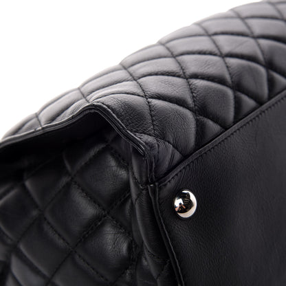 Chanel Calfskin Quilted Large Chic and Soft Shopping Tote Black 13 of 18