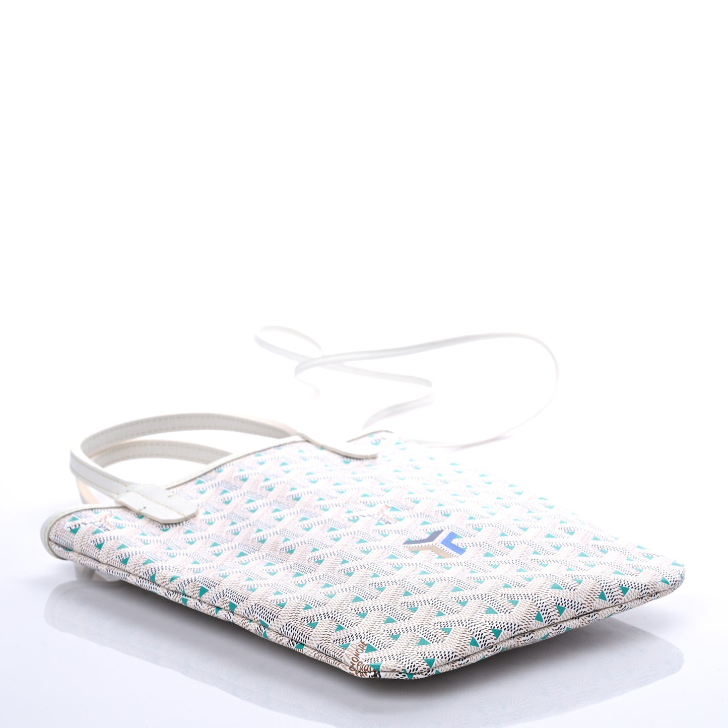 Goyardine Poitiers Tote White Opaline