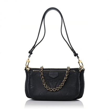 Louis Vuitton Empreinte Monogram Giant Multi Pochette Accessories Black 1 of 10