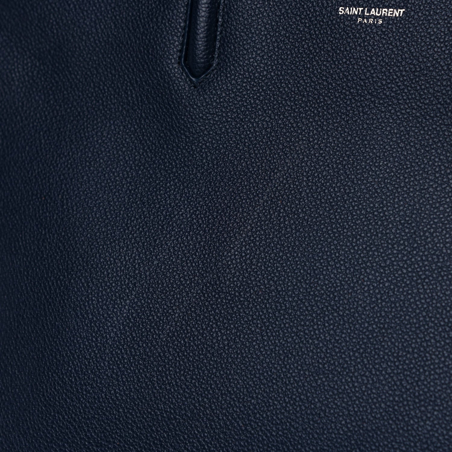 Saint Laurent Calfskin Medium Rive Gauche Cabas Navy Blue 17 of 17