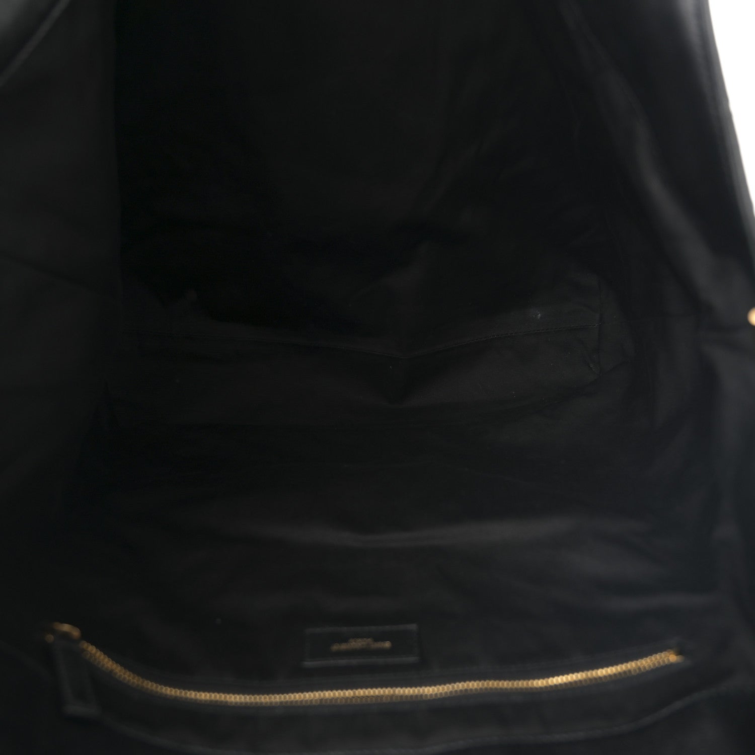 Saint Laurent Lambskin Quilted Maxi Icare Shopping Tote Black 8 of 23