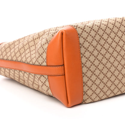 Gucci Diamante Medium Craft Tote Beige Sun Orange 6 of 8