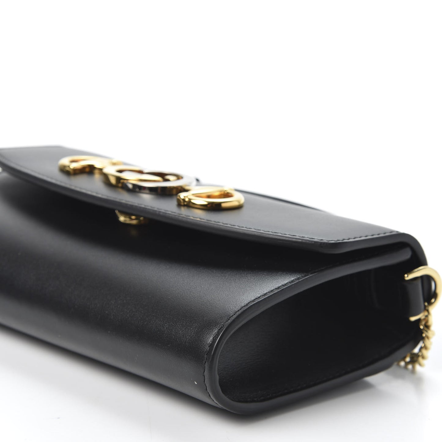 Smooth Calfskin Mini Zumi Shoulder Bag Black