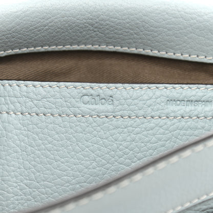 Chloe Calfskin Mini Marcie Round Crossbody Bag Faded Blue 6 of 12
