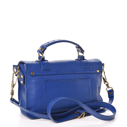 Proenza Schouler Lambskin Tiny PS1 Satchel Royal Blue 3 of 10