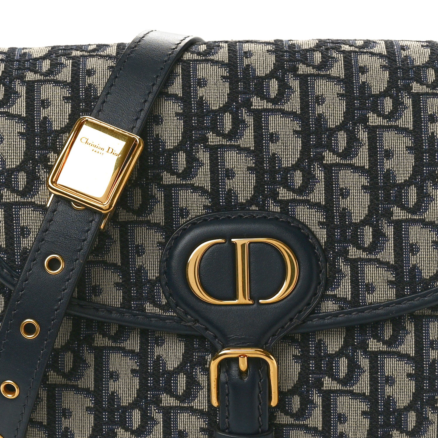 Christian Dior Oblique Medium Bobby Flap Blue 7 of 9