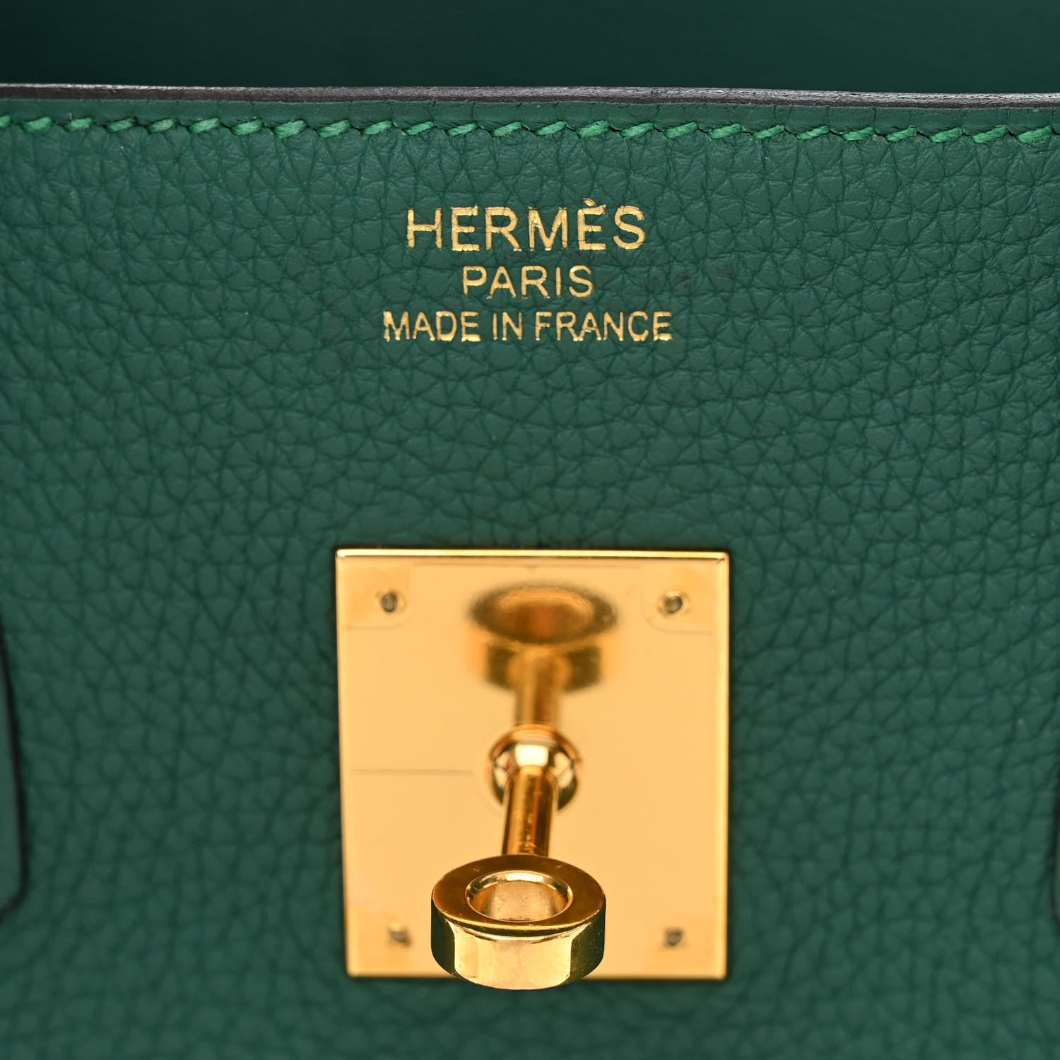 Hermes Togo BIRKIN 35 Malachite 6 of 10