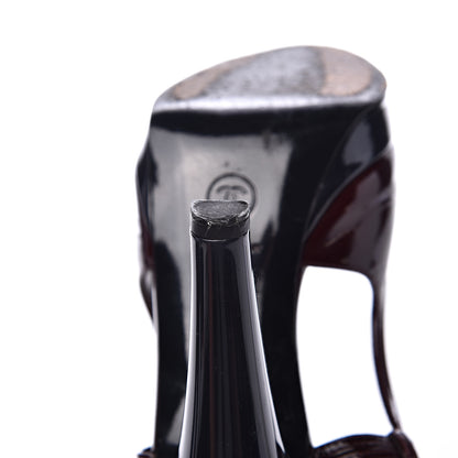 Chanel Patent Cap Toe Sling Back Pumps 38 Burgundy 9 of 9