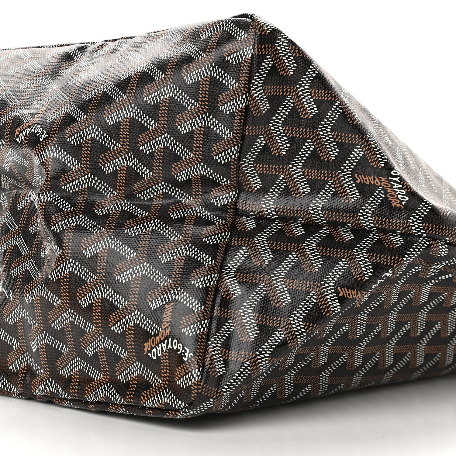Goyard Goyardine Saint Louis GM Black Gold 9 of 9