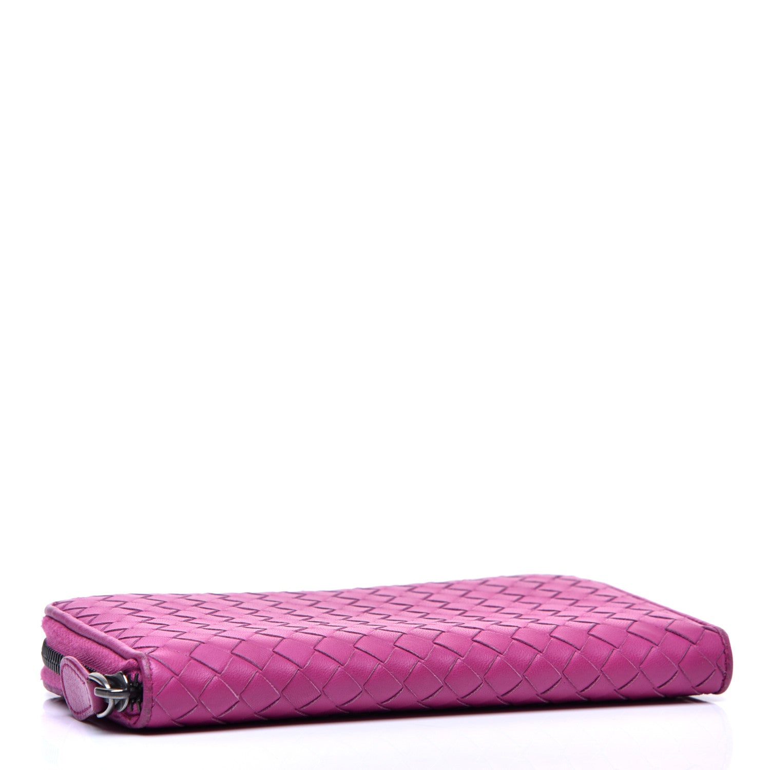 Bottega Veneta Nappa Intrecciato Zip Around Wallet Ametista 4 of 7