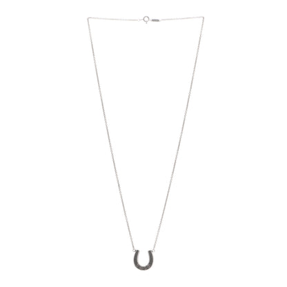 Tiffany Sterling Silver Horseshoe Pendant Necklace 3 of 6