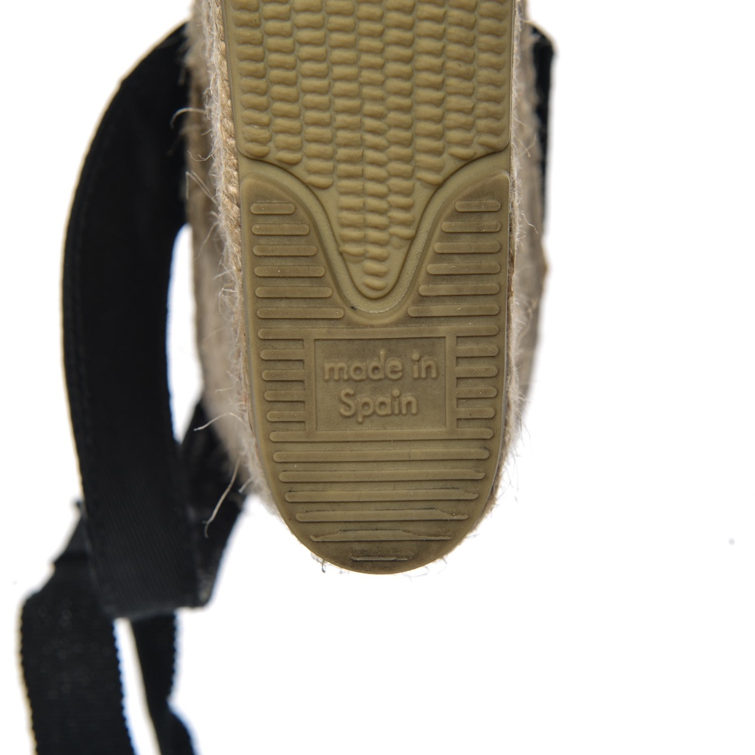 Chanel Canvas Espadrille Flower Wedges 40 Black 7 of 9