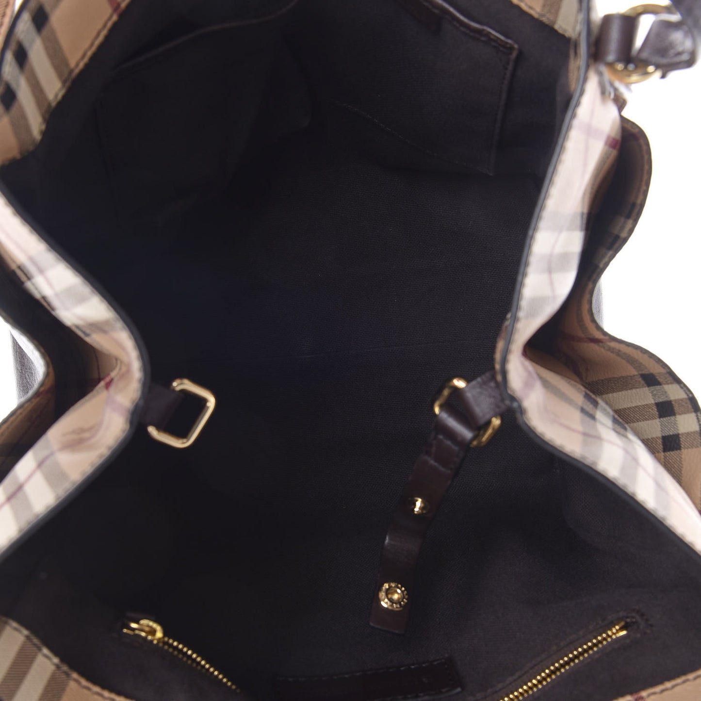 Haymarket Check Small Canterbury Tote Chocolate