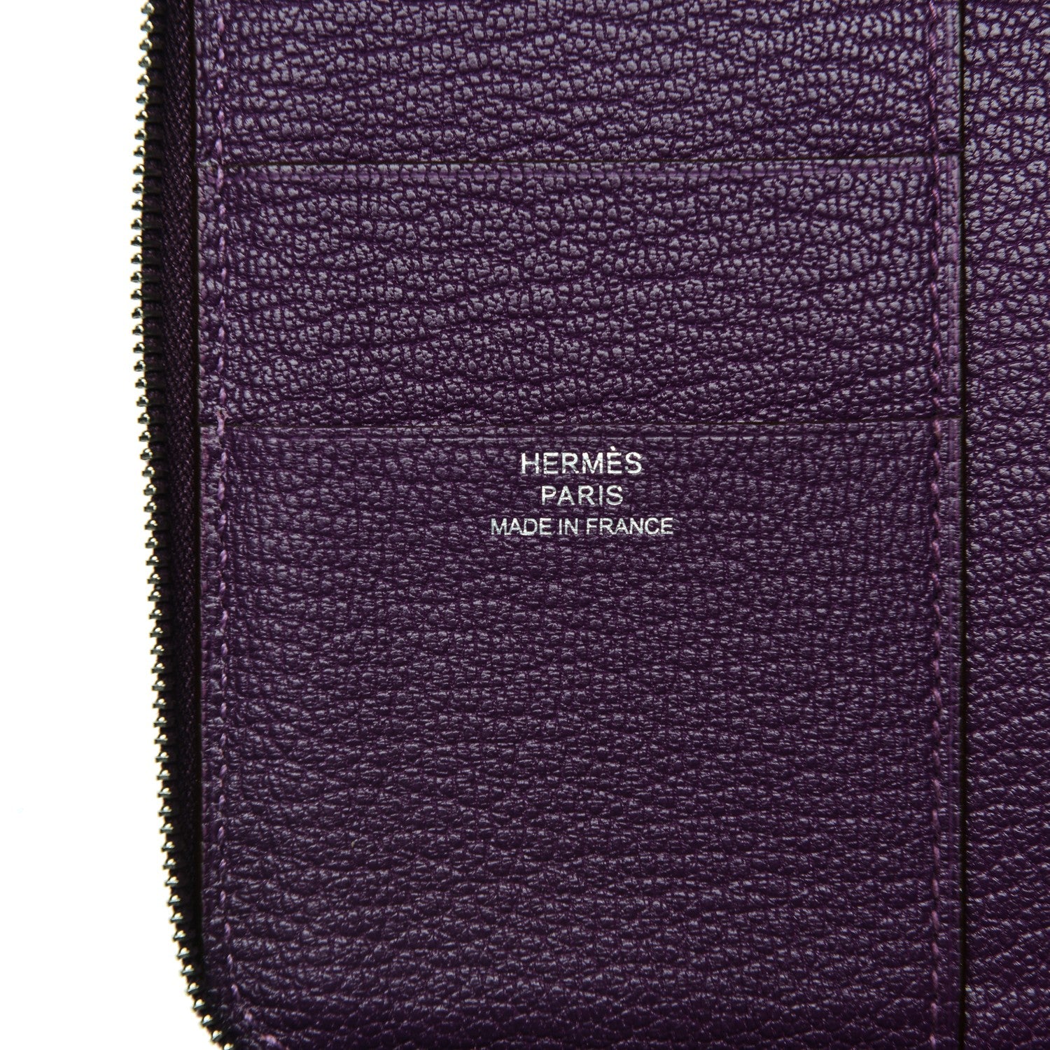 Hermes Epsom Globe Trotter Zip Agenda PM Cover Violet 6 of 8