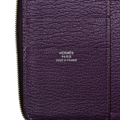 Hermes Epsom Globe Trotter Zip Agenda PM Cover Violet 6 of 8