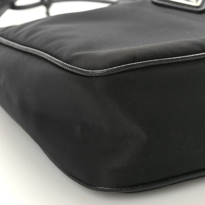 Prada Tessuto Nylon Saffiano Mini Re-Edition 2005 Bag Black 9 of 10