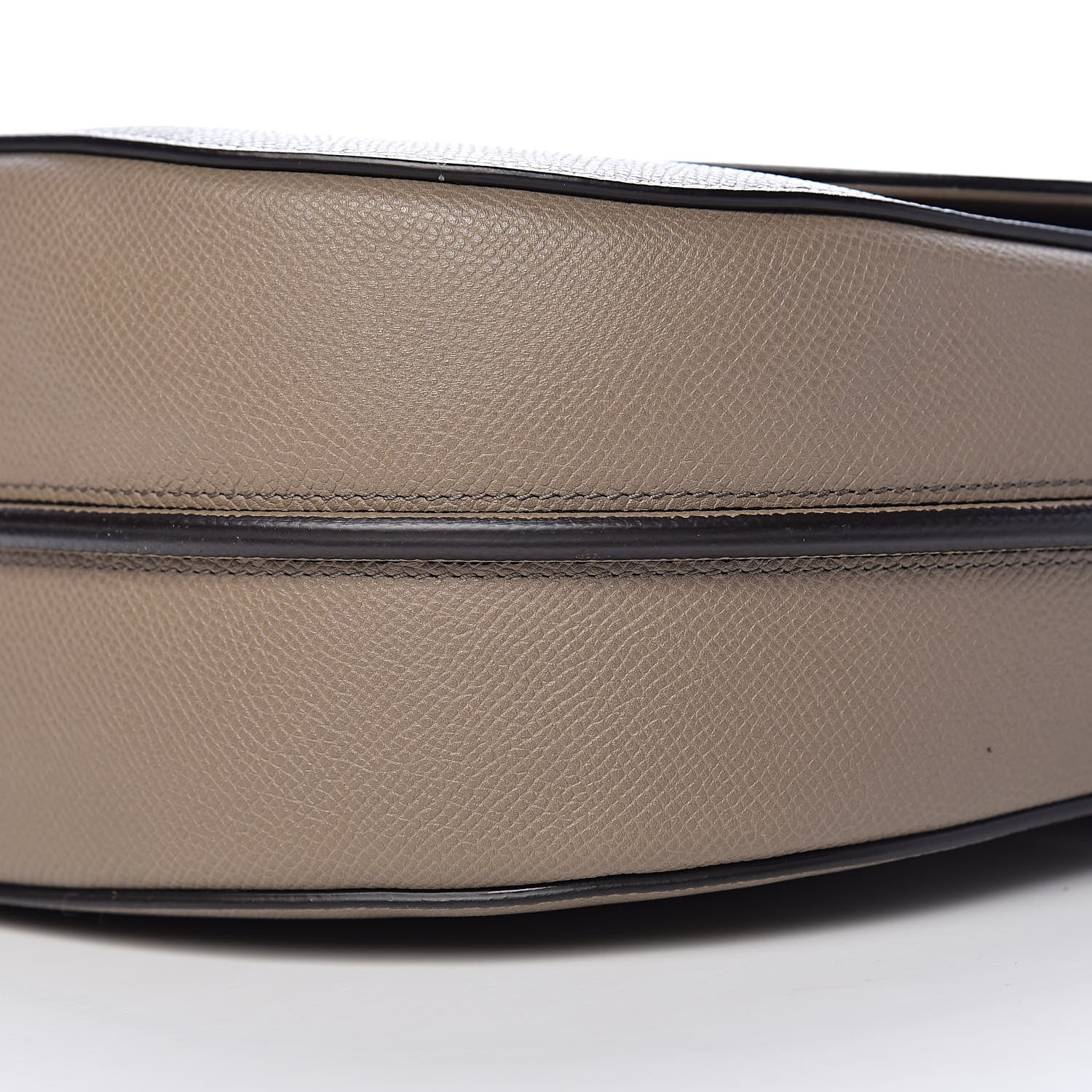 Celine Grained Calfskin Medium Trotteur Taupe 10 of 11