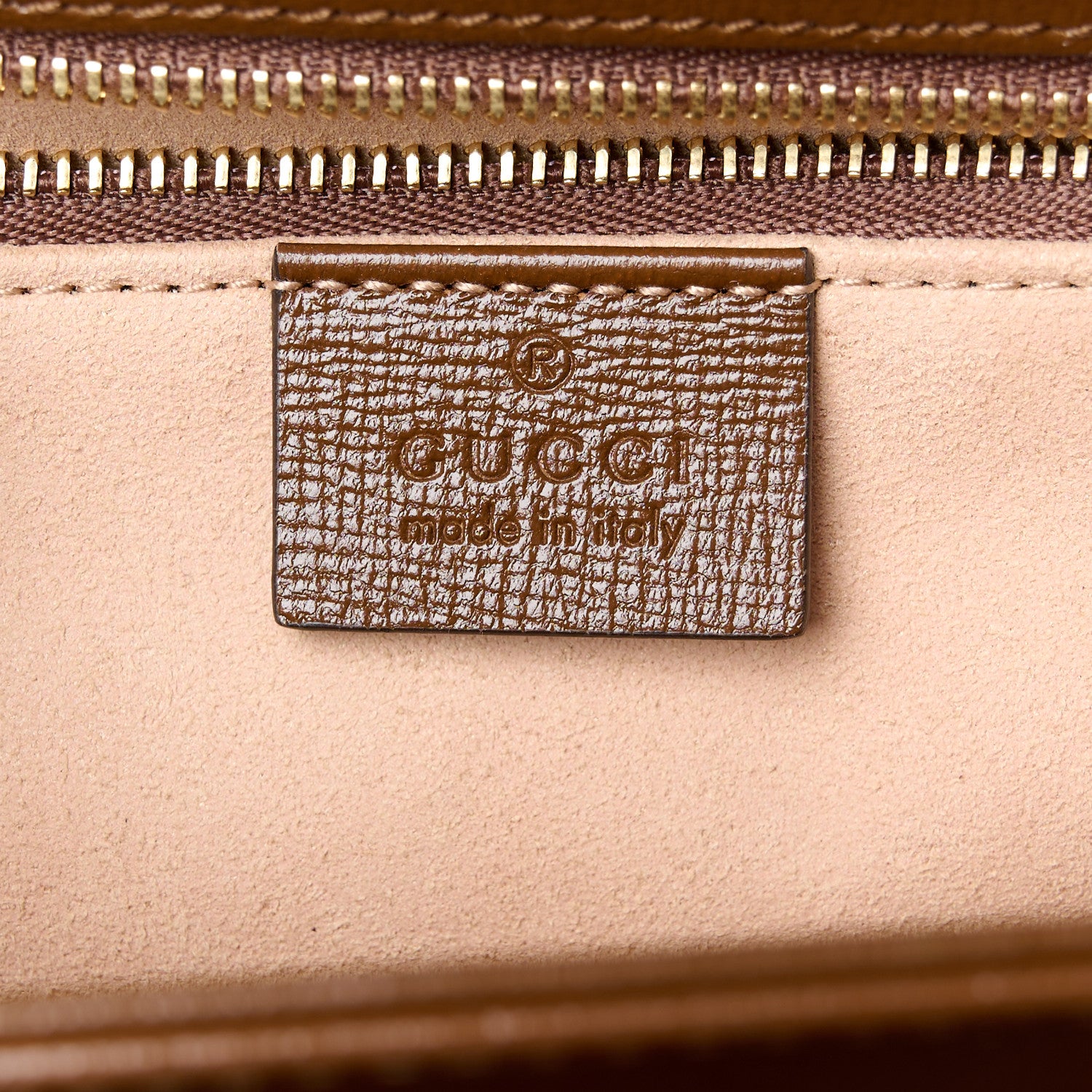Gucci GG Supreme Monogram Horsebit 1955 Shoulder Bag Beige Brown Sugar 6 of 12