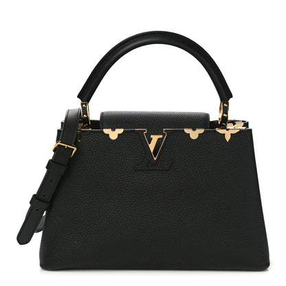 Louis Vuitton Taurillon Embellished Flower Crown Capucines PM Black 1 of 9