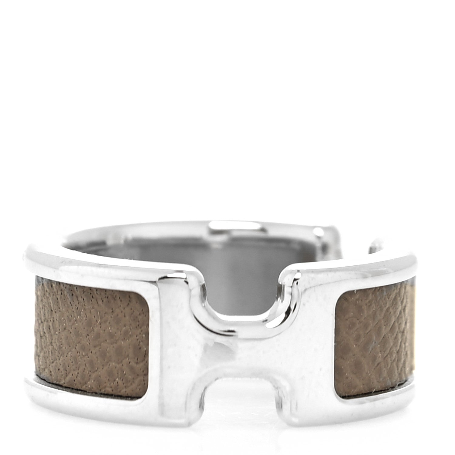 Hermes Madame Calfskin Olympe Ring M Etoupe 4 of 5