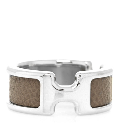 Hermes Madame Calfskin Olympe Ring M Etoupe 4 of 5
