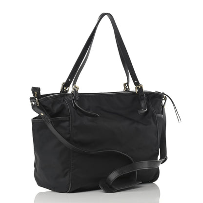 Burberry Nylon House Check Diaper Tote Black 3 of 15