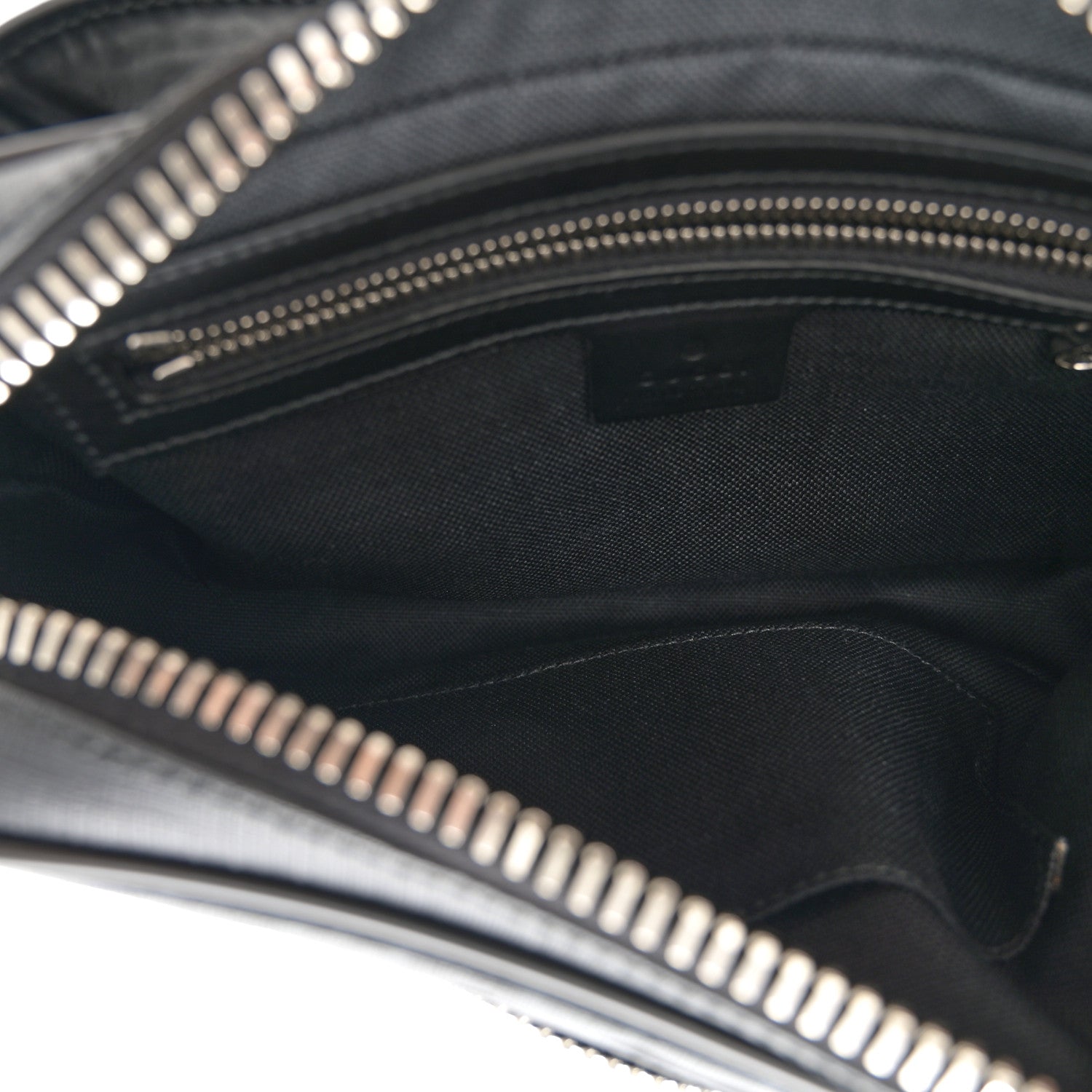 Gucci Soft GG Supreme Monogram Web Belt Bag Black Grey 5 of 11