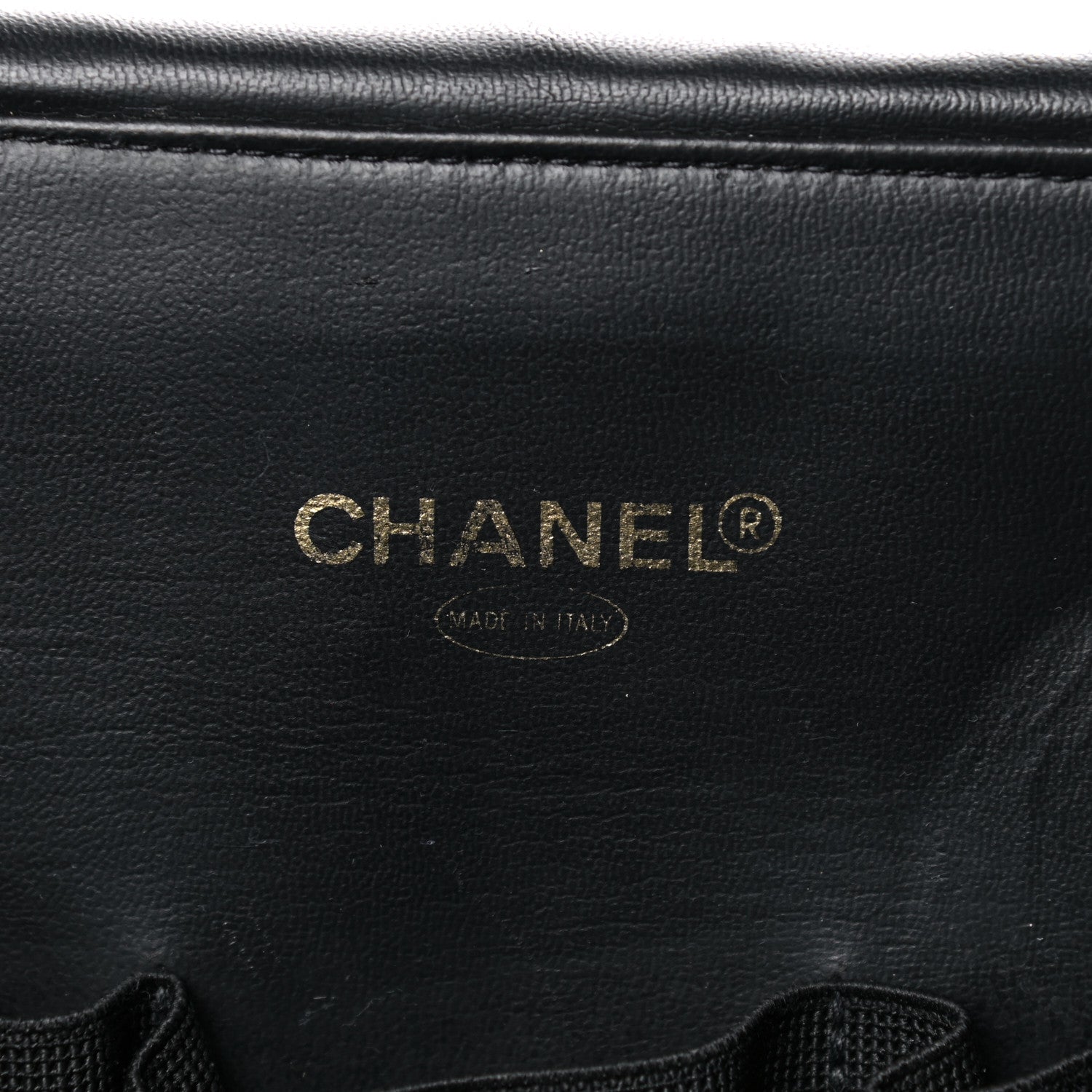 Chanel Patent CC Vanity Cosmetic Case Black 5 of 15