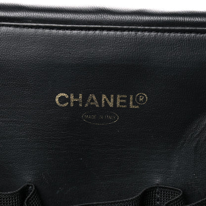 Chanel Patent CC Vanity Cosmetic Case Black 6 of 17