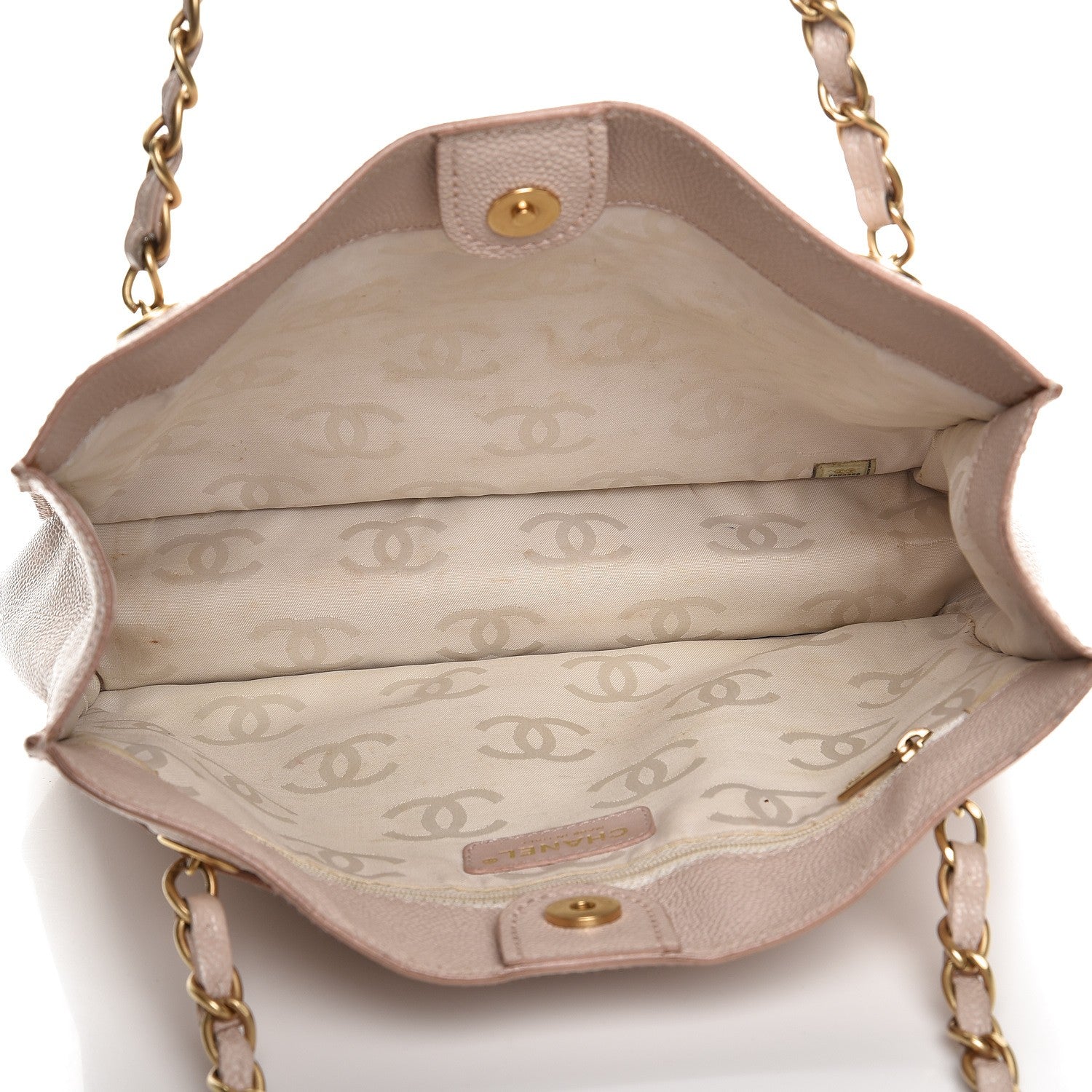 Chanel Caviar Shoulder Bag Light Pink 5 of 12