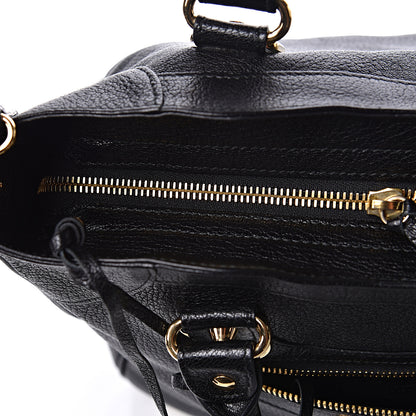 Balenciaga Chevre Gold Metallic Edge Hardware Velo Black 14 of 16