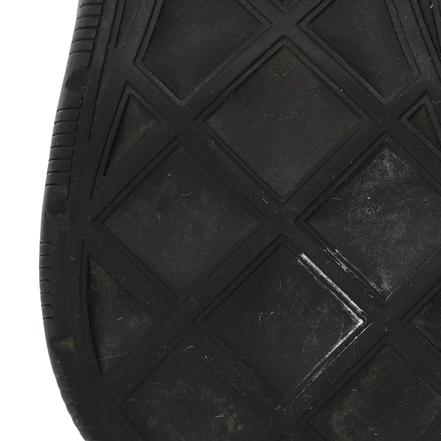 Velvet Calfskin Mixed Fibers CC Sneakers 36 Ivory Black