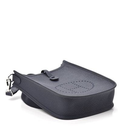 Hermes Taurillon Clemence Evelyne TPM Bleu Nuit 4 of 9