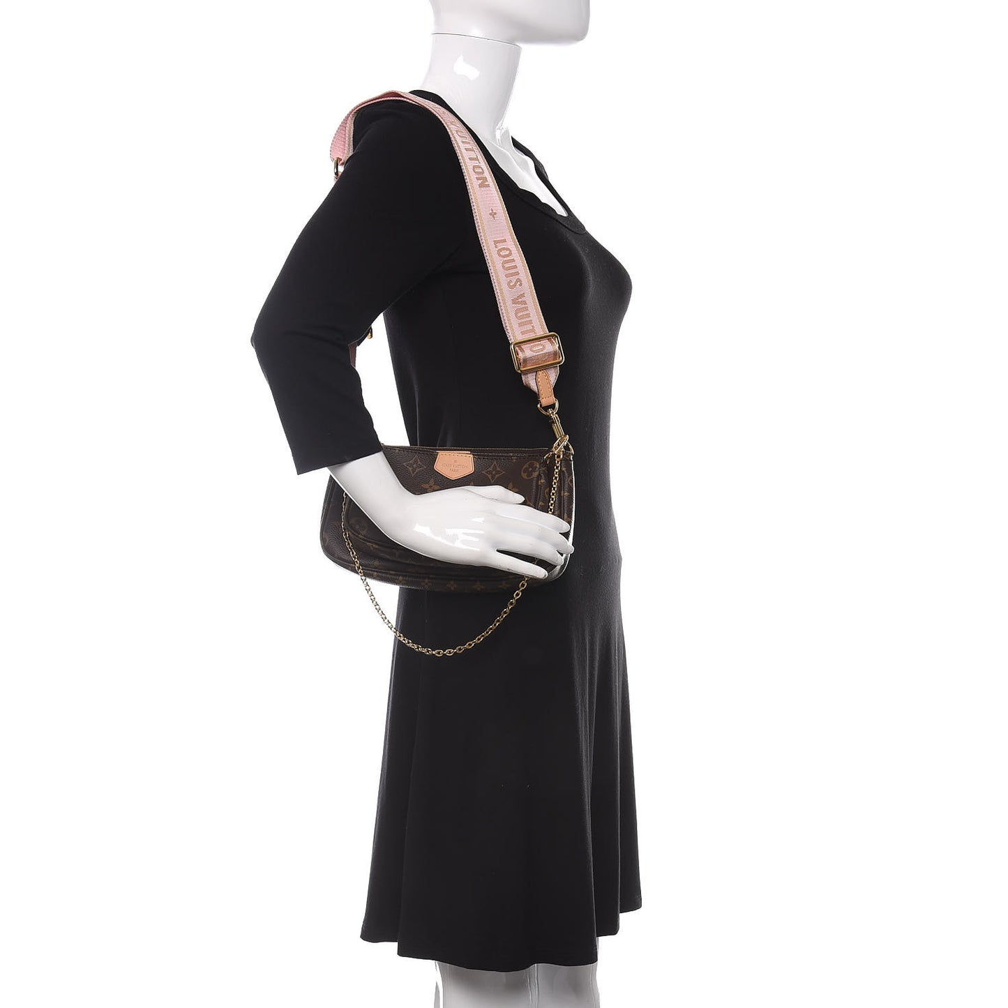 Monogram Multi Pochette Accessories Rose Clair