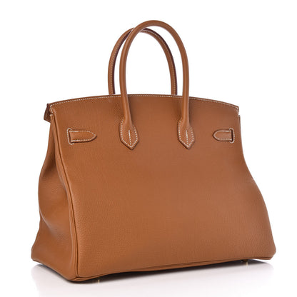 Hermes Togo Birkin 35 Gold 4 of 37