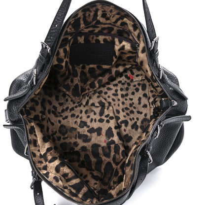 Dolce & Gabbana Grained Calfskin Miss Bunny Bag Black 4 of 10