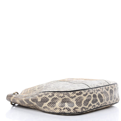 Bottega Veneta Anaconda Medium Loop Hobo White Black 4 of 12
