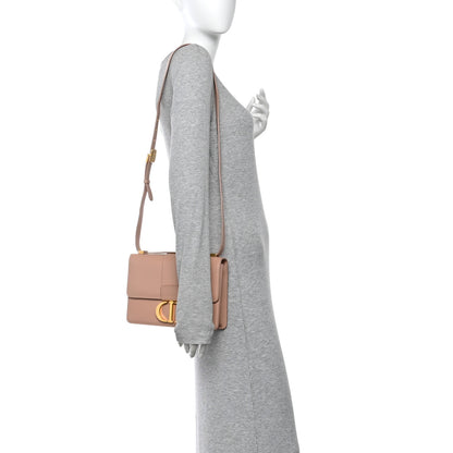 Christian Dior Smooth Calfskin 30 Montaigne Flap Bag Pale Pink 2 of 9