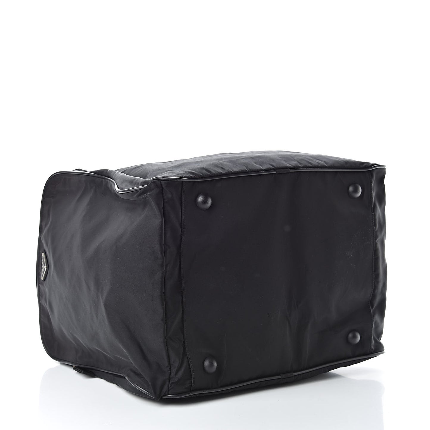 Tessuto Nylon Top Handle Bag Black