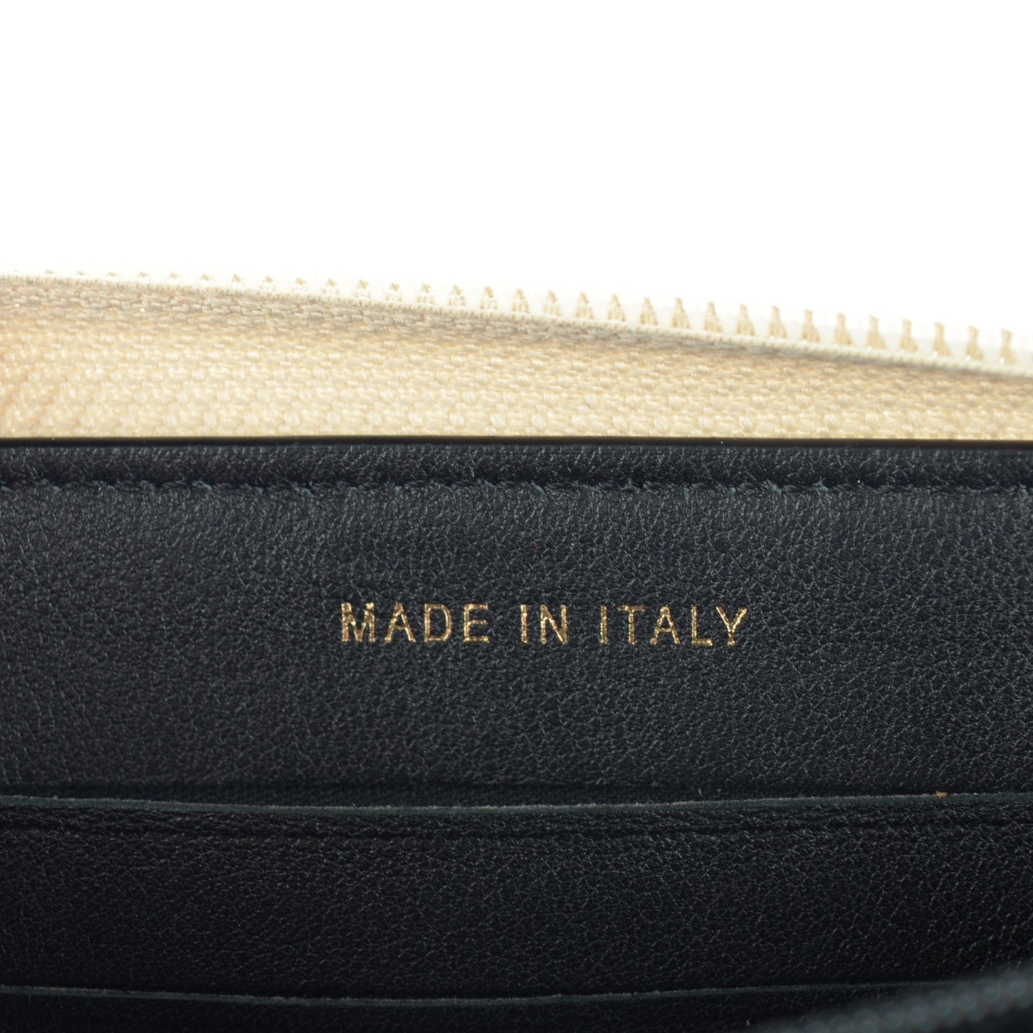 Chanel Lambskin Boy Zip Around Wallet Black Gold 6 of 8