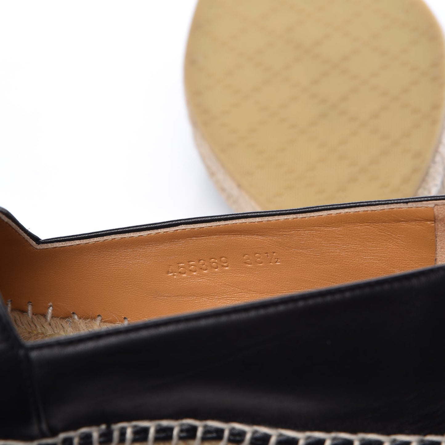 Nappa Ophelia Espadrilles 38.5 Black