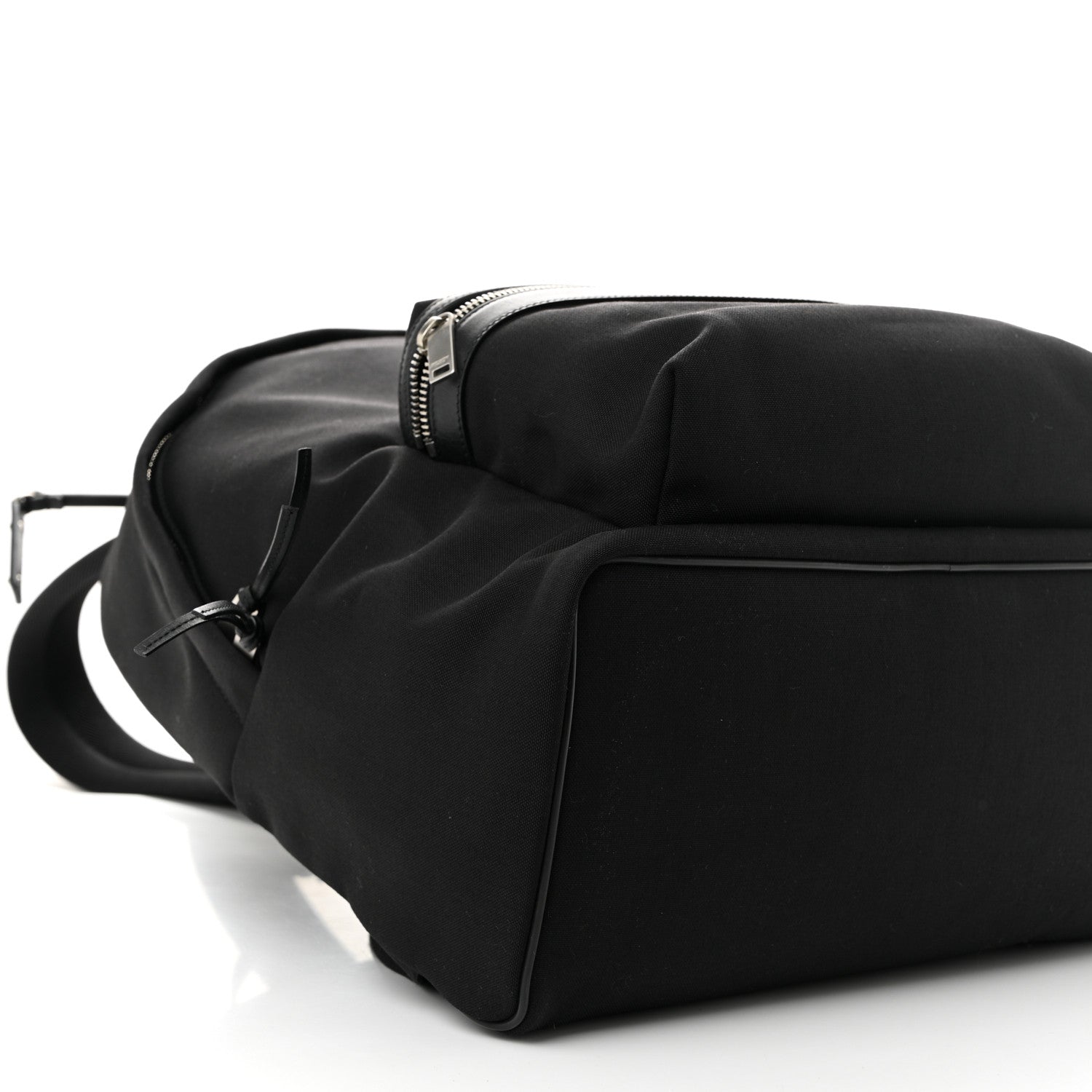 Saint Laurent Canvas City Backpack Black 9 of 10