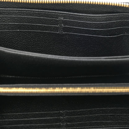 Louis Vuitton Empreinte Zippy Wallet Black 5 of 9