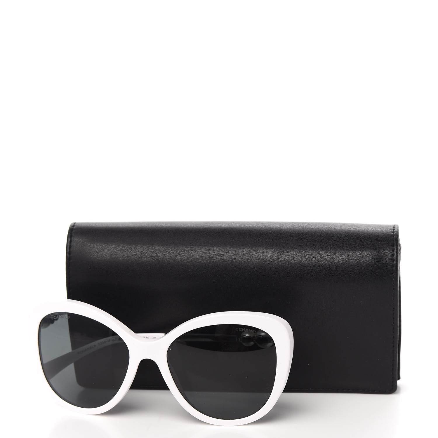 Chanel Acetate Pearl Butterfly Sunglasses 5338-H White 7 of 7