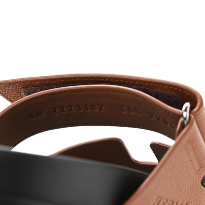Hermes Epsom Womens Chypre Sandals 36.5 Natural 8 of 9
