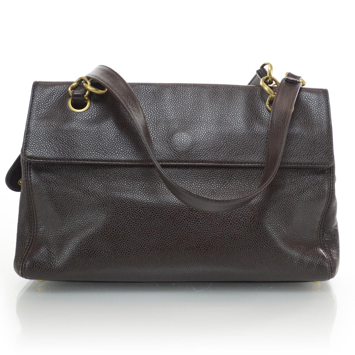 Caviar Shoulder Bag Brown