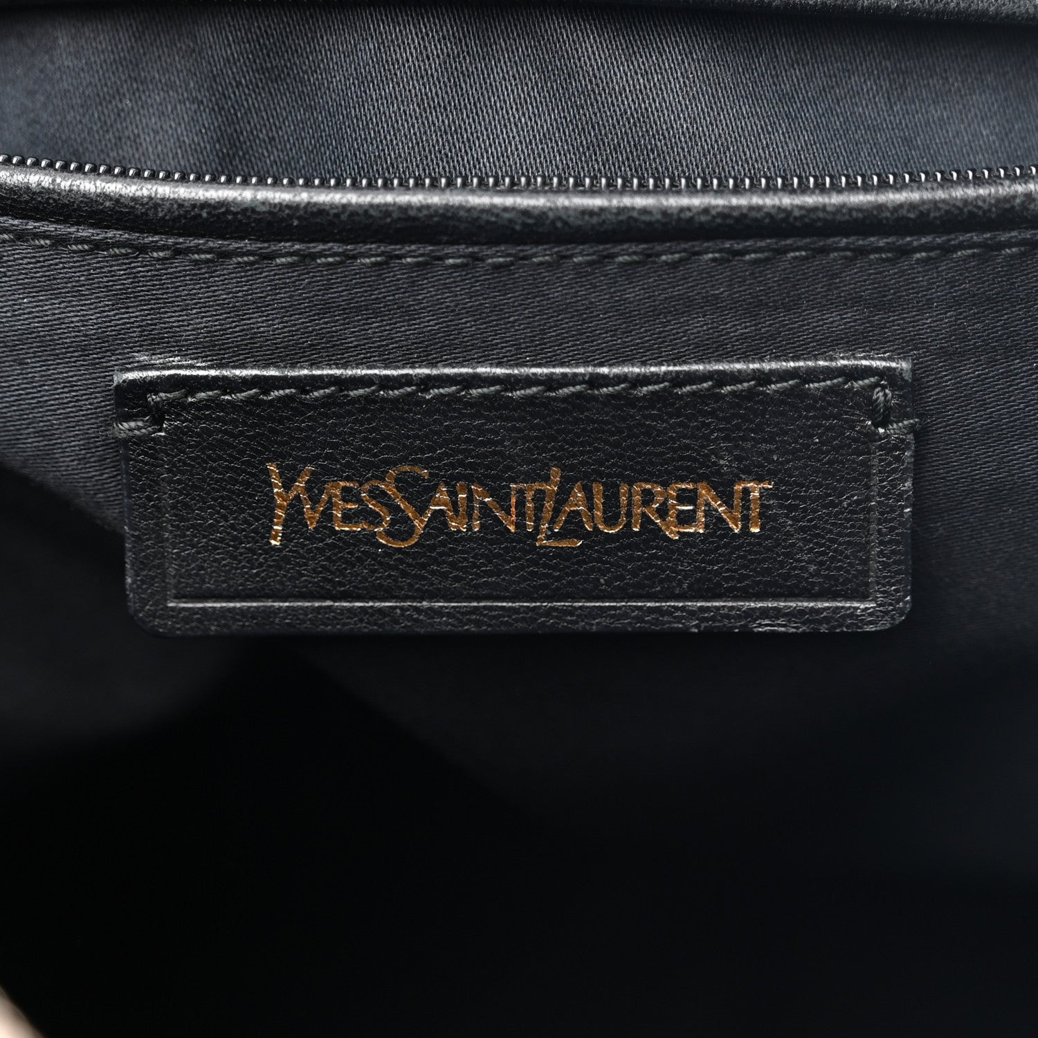 Saint Laurent Textured Patent Calfskin Large Muse Black 6 of 10