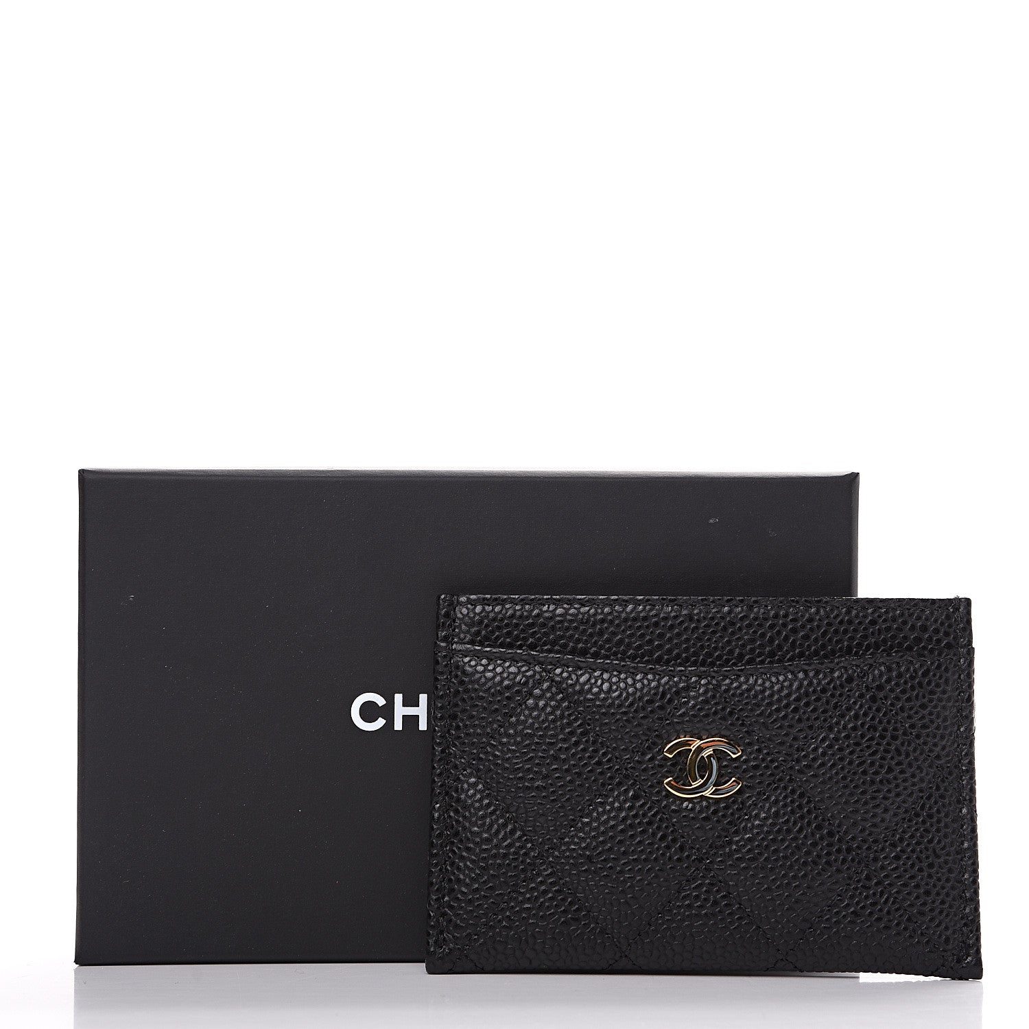 Chanel Caviar Quilted Card Holder Black 8 of 8